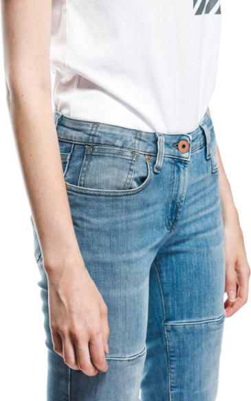 Jeans Moto Dama Denim Stone Slim Tex Light-Blue 25