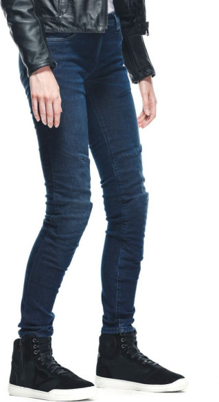 Jeans Moto Dama Denim Brushed Skinny Tex Blue 25