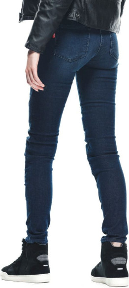 Jeans Moto Dama Denim Brushed Skinny Tex Blue 25