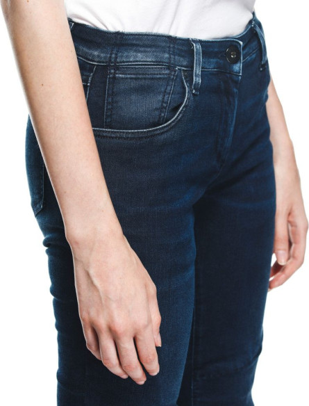 Jeans Moto Dama Denim Brushed Skinny Tex Blue 25