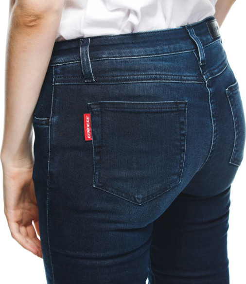 Jeans Moto Dama Denim Brushed Skinny Tex Blue 25