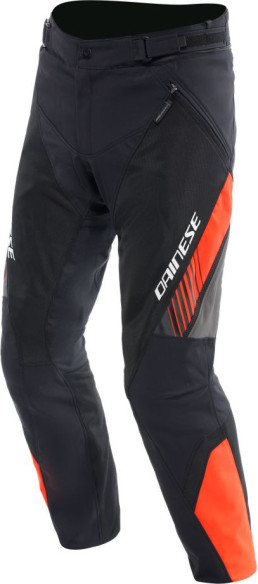 Pantaloni Moto Textili Drake 2 Air Absoluteshell Black/Red-Fluo 25
