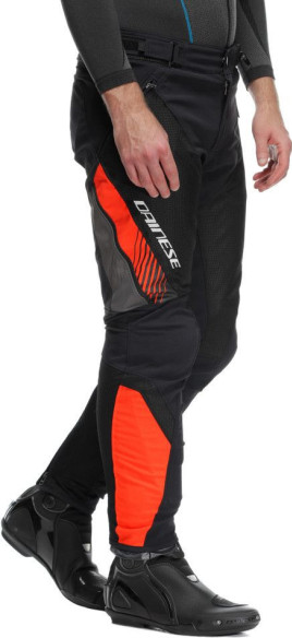 Pantaloni Moto Textili Drake 2 Air Absoluteshell Black/Red-Fluo 25