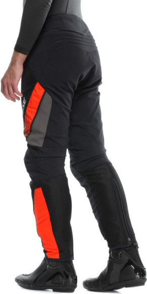Pantaloni Moto Textili Drake 2 Air Absoluteshell Black/Red-Fluo 25