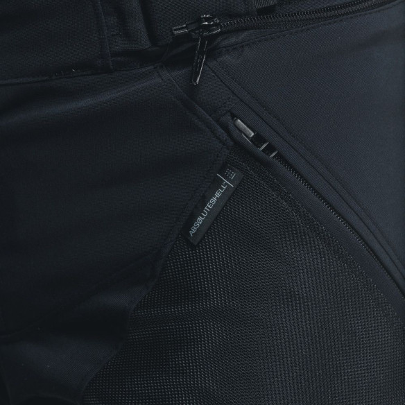 Pantaloni Moto Textili Drake 2 Air Absoluteshell Black/Red-Fluo 25