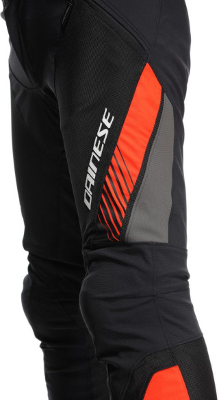 Pantaloni Moto Textili Drake 2 Air Absoluteshell Black/Red-Fluo 25