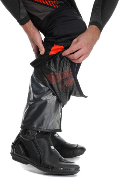 Pantaloni Moto Textili Drake 2 Air Absoluteshell Black/Red-Fluo 25