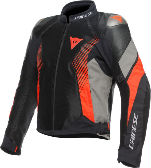 Geaca Moto Textila Racing Super Rider 2 Absoluteshell Black/Dark/Gull/Grey/Fluo/Red 25