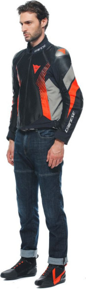 Geaca Moto Textila Racing Super Rider 2 Absoluteshell Black/Dark/Gull/Grey/Fluo/Red 25