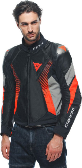 Geaca Moto Textila Racing Super Rider 2 Absoluteshell Black/Dark/Gull/Grey/Fluo/Red 25