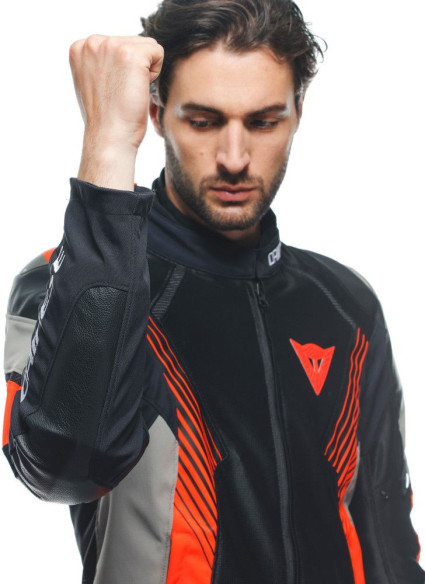 Geaca Moto Textila Racing Super Rider 2 Absoluteshell Black/Dark/Gull/Grey/Fluo/Red 25