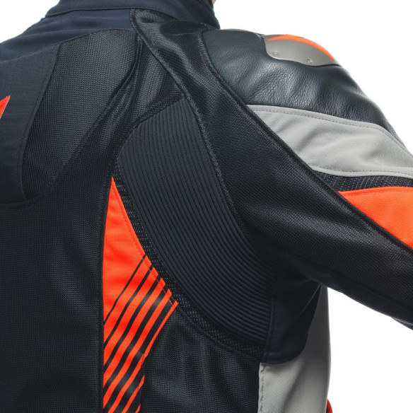 Geaca Moto Textila Racing Super Rider 2 Absoluteshell Black/Dark/Gull/Grey/Fluo/Red 25