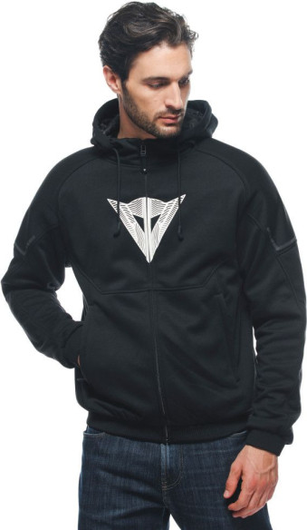 Hanorac Moto Daemon/X Safety Full Zip Black/Black/White 25