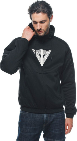Hanorac Moto Daemon/X Safety Full Zip Black/Black/White 25