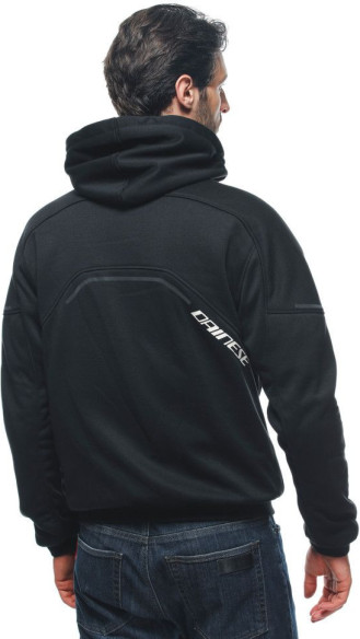 Hanorac Moto Daemon/X Safety Full Zip Black/Black/White 25