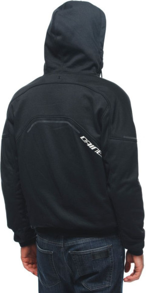 Hanorac Moto Daemon/X Safety Full Zip Black/Black/White 25