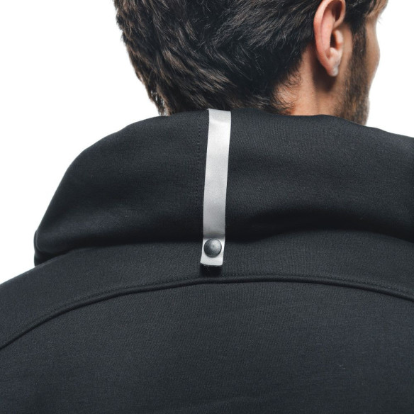 Hanorac Moto Daemon/X Safety Full Zip Black/Black/White 25