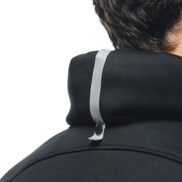 Hanorac Moto Daemon/X Safety Full Zip Black/Black/White 25