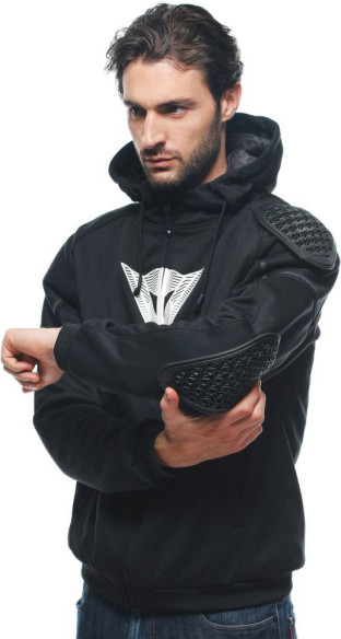 Hanorac Moto Daemon/X Safety Full Zip Black/Black/White 25