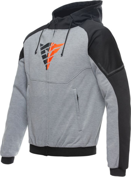 Hanorac Moto Daemon/X Safety Full Zip Melange/Grey/Black/Red/Fluo 25