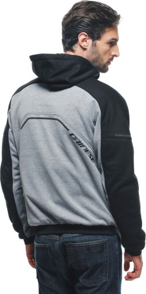 Hanorac Moto Daemon/X Safety Full Zip Melange/Grey/Black/Red/Fluo 25