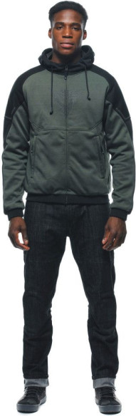 Hanorac Moto Daemon/X Safety Full Zip Green/Black 25