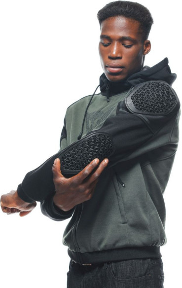 Hanorac Moto Daemon/X Safety Full Zip Green/Black 25