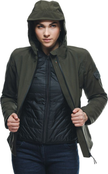 Geaca Moto Textila Dama Centrale Absoluteshell Pro Green 25