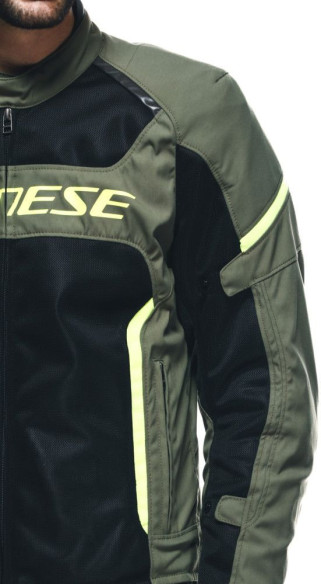 Geaca Moto Racing Textila Air Frame 3 Tex Green/Black/Fluo/Yellow 25