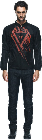 Geaca Moto Racing Textila Herosphere Tex Black/Red/Tarmac 25