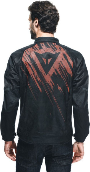 Geaca Moto Racing Textila Herosphere Tex Black/Red/Tarmac 25