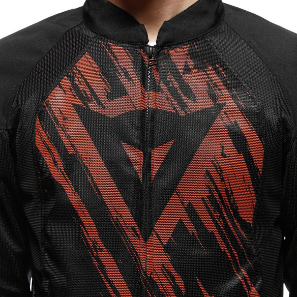 Geaca Moto Racing Textila Herosphere Tex Black/Red/Tarmac 25