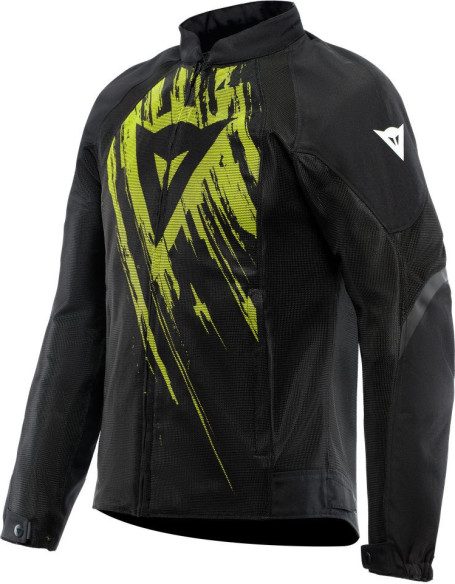 Geaca Moto Racing Textila Herosphere Tex Black/Fluo/Yellow/Tarmac 25