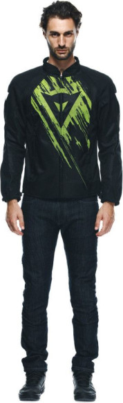 Geaca Moto Racing Textila Herosphere Tex Black/Fluo/Yellow/Tarmac 25