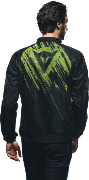 Geaca Moto Racing Textila Herosphere Tex Black/Fluo/Yellow/Tarmac 25