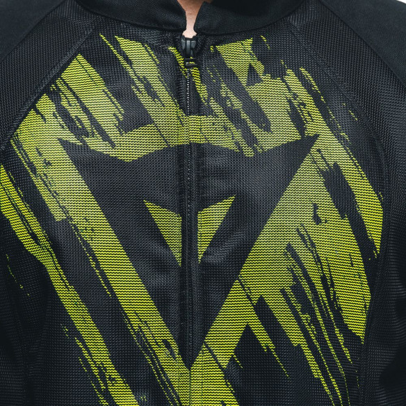 Geaca Moto Racing Textila Herosphere Tex Black/Fluo/Yellow/Tarmac 25