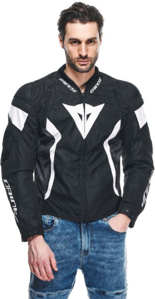 Geaca Moto Racing Textila Avro 5 Tex Black/White/Black 25