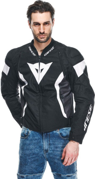 Geaca Moto Racing Textila Avro 5 Tex Black/White/Black 25