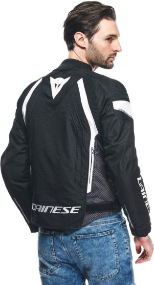 Geaca Moto Racing Textila Avro 5 Tex Black/White/Black 25