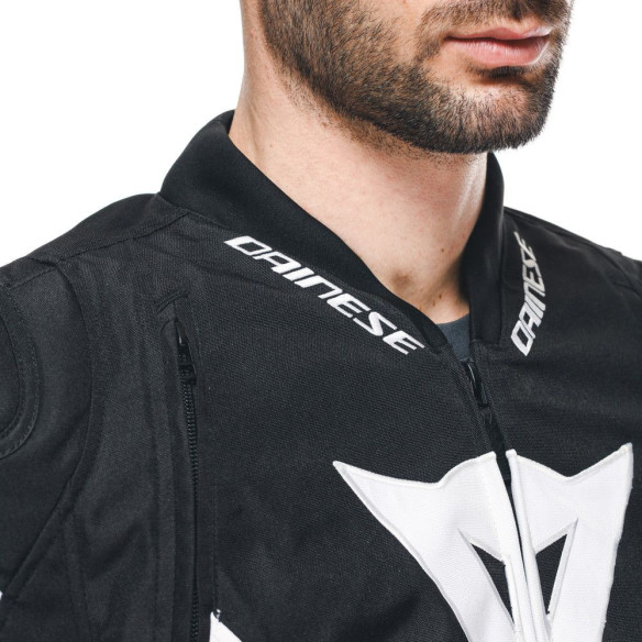 Geaca Moto Racing Textila Avro 5 Tex Black/White/Black 25