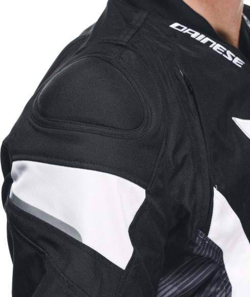 Geaca Moto Racing Textila Avro 5 Tex Black/White/Black 25