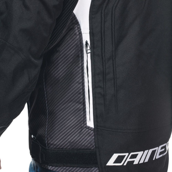Geaca Moto Racing Textila Avro 5 Tex Black/White/Black 25