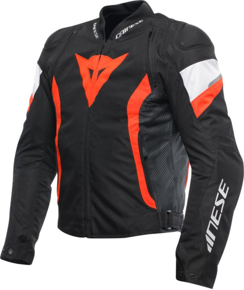 Geaca Moto Racing Textila Avro 5 Tex Black/Red/Fluo/White 25