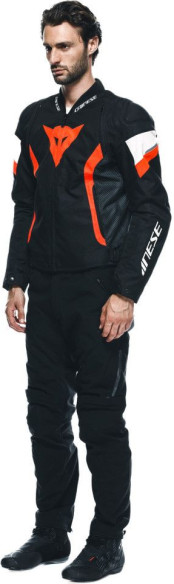 Geaca Moto Racing Textila Avro 5 Tex Black/Red/Fluo/White 25