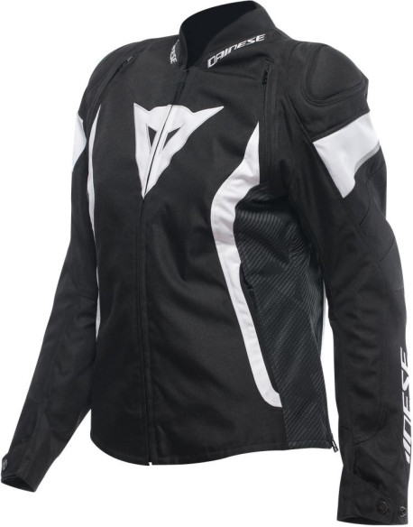 Geaca Moto Racing Textila Dama Avro 5 Tex Black/White/Black 25