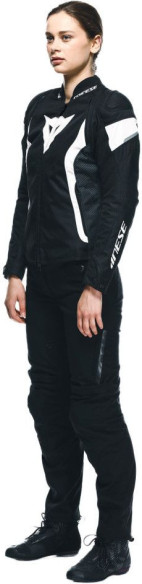 Geaca Moto Racing Textila Dama Avro 5 Tex Black/White/Black 25