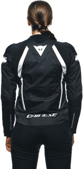 Geaca Moto Racing Textila Dama Avro 5 Tex Black/White/Black 25