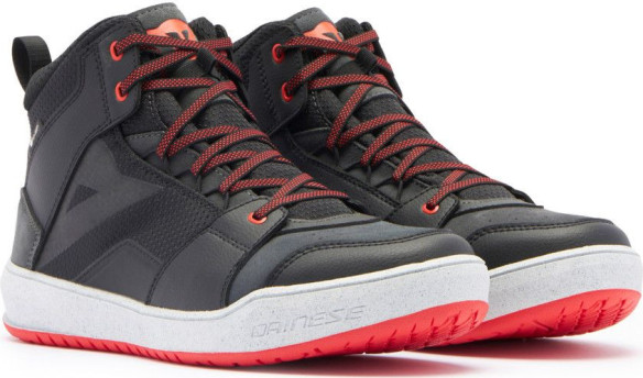 Ghete Moto Suburb D/Wp Black/White/Red/Lava 25