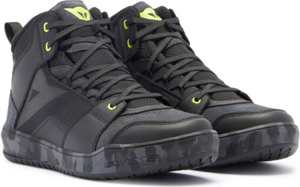 Ghete Moto Suburb D/Wp Black/Camo/Acid/Yellow 25