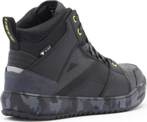 Ghete Moto Suburb D/Wp Black/Camo/Acid/Yellow 25
